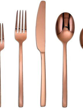 Cambridge Silversmiths 20-pc. Beacon Copper Mirror Flatware Set